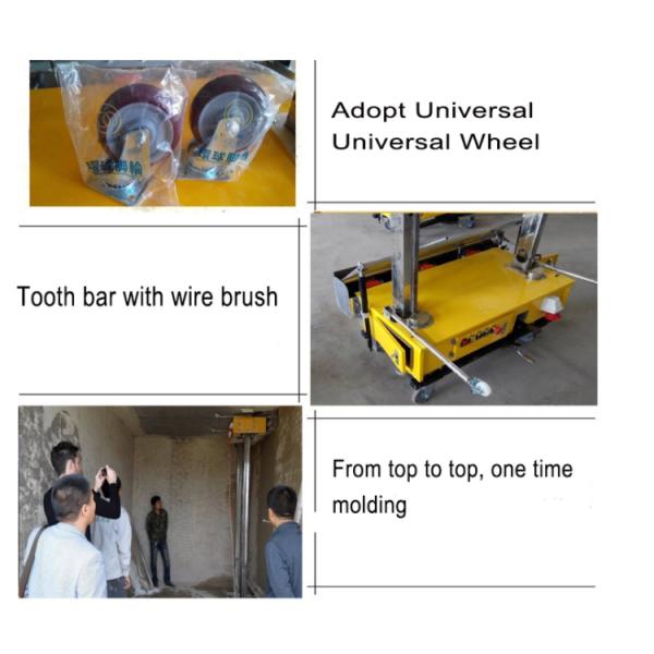 1.5kw Wall Plastering Spray Machine 5m height For Construction Works