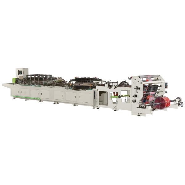 3 Side Seal Zipper Bag Making Machine 60Kw With Different Compund Films