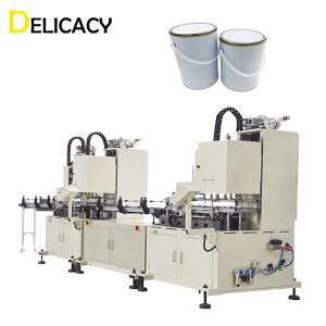 China Automatic Small Round Tin Can Making Machine 60cpm For Lubricant Oil Can wholesale