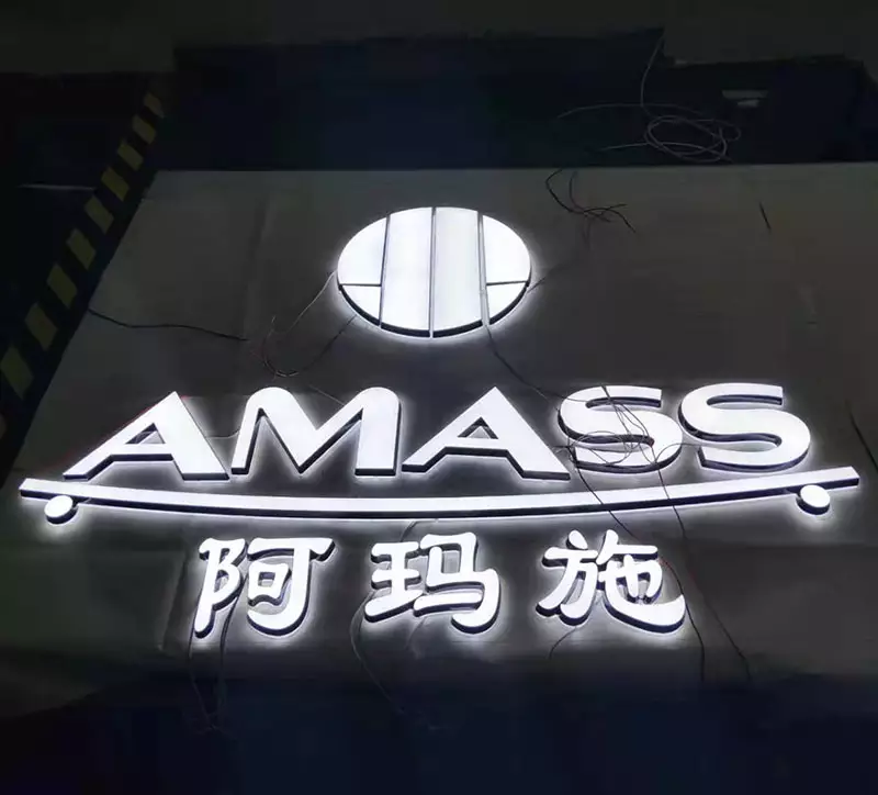 Custom 3D mini luminous characters indoor and outdoor acrylic bright characters