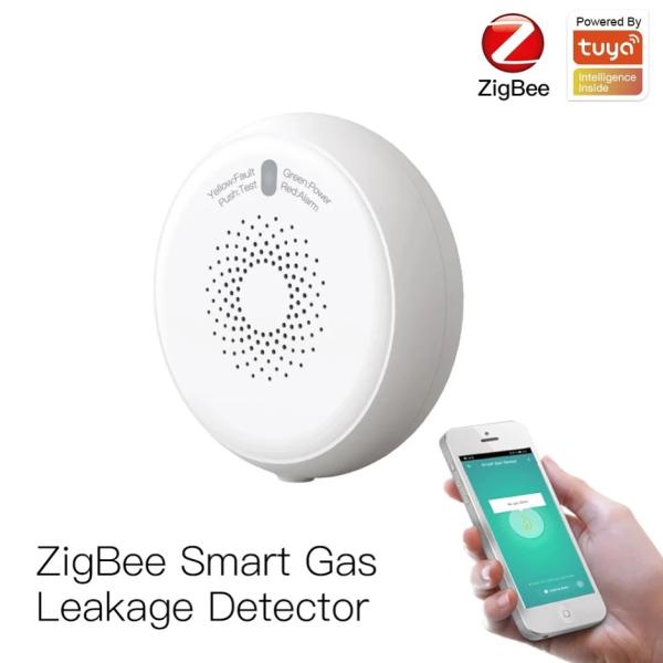 smart Zigbee gas leakage detector sensor tuya smart home security alarm system tuya app remote Sale