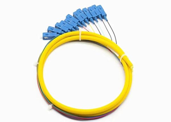 Quality Singlemode Multimode OM1 OM2 OM3 OM4 Jumper Fibre Pigtail Series SC LC SC 0.9mm for sale