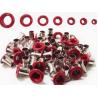 Buy cheap Electroplated IRON Hollow Snap Eyelet Rings Buckle Diameter 4-10mm Suitable For from wholesalers