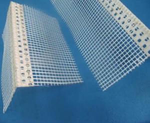 White color Plastic Corner profile with good quality fiberglass net used for wall corner