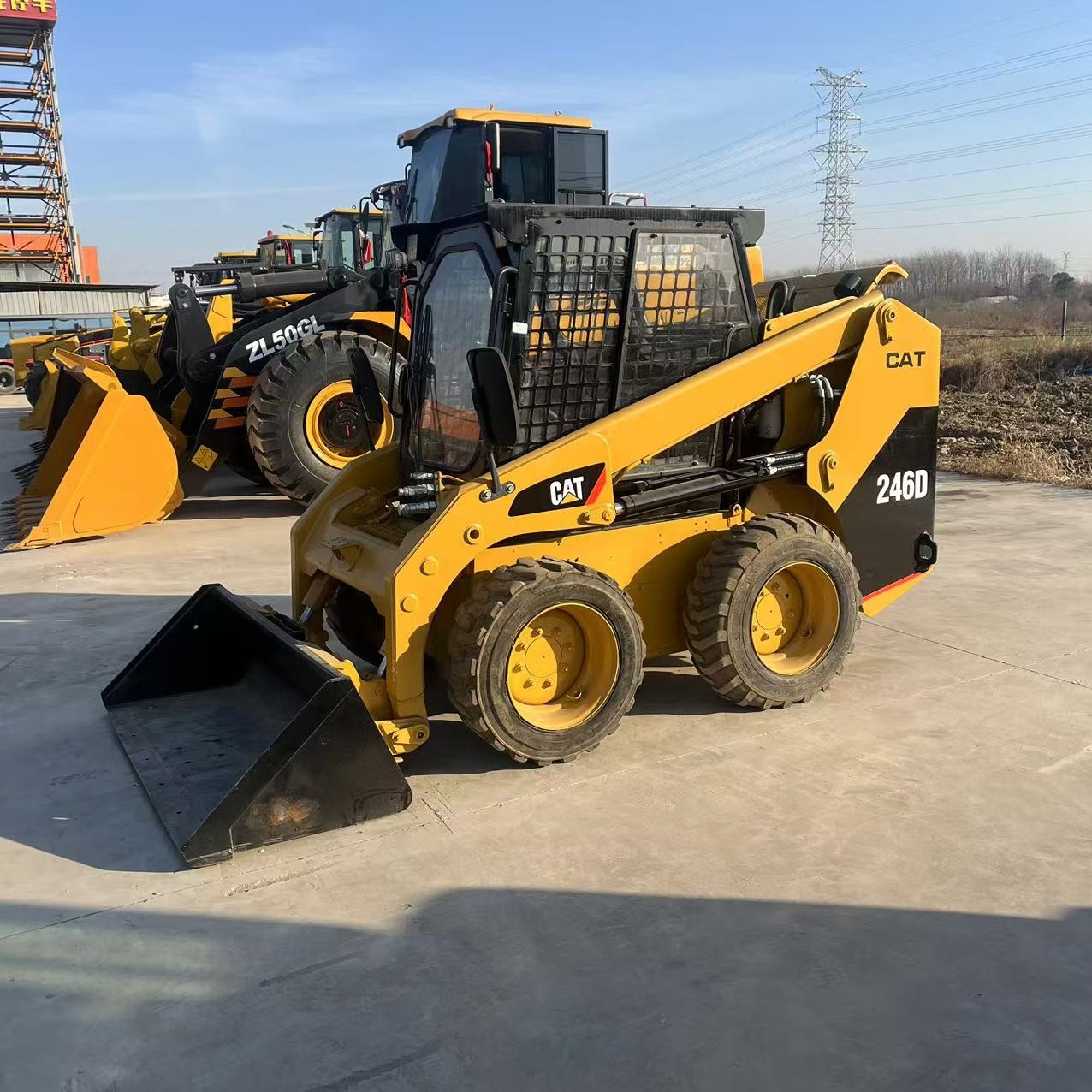 2022 Year Used CAT 246D Skid Steer Loader 3348KG Secon hand Mini Loader