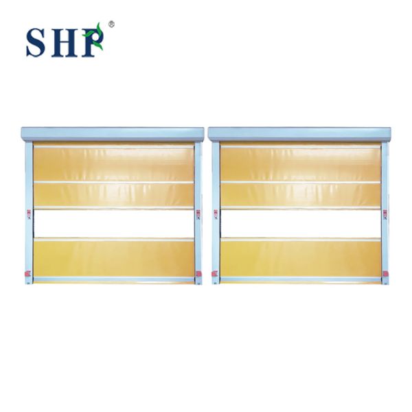 Food Automatic High Speed Roller Door Fast Rolling Door Customized Color