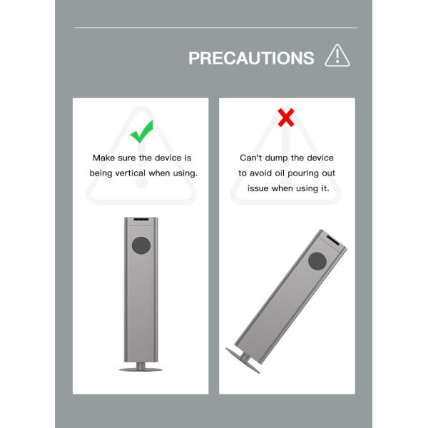 HOMEFISH Hotel Lobby 1500ml Waterless Oil Aroma Diffuser Tower Scent Diffuser