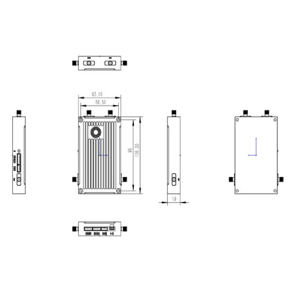 IP communications two-way data video anti-jamming AES hopping function transmission mesh wifi security products