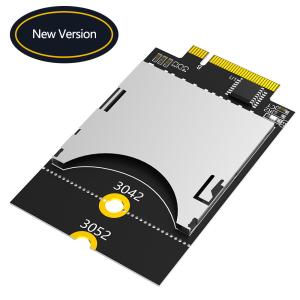 China NGFF M.2 Key-B Interface to SD Card Holder Converter Adapter Card (Support USB-Bus, Not SATA-Bus) wholesale