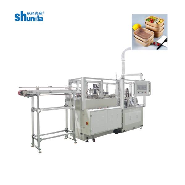 Quality Shunda SMD-80C Square And Rectangular Food Paper Bowl Making Machine for sale