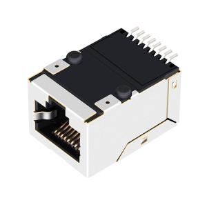 China J0C-0005NLT Surface Mounting Rj45 Connector 1x1 10/100Base-TX Magnetic wholesale