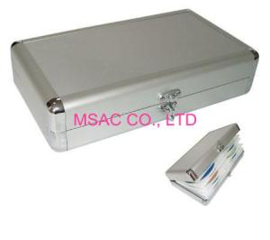 China Sliver Aluminium DVD Storage Case , One Lock Aluminium DVD Storage Boxes wholesale