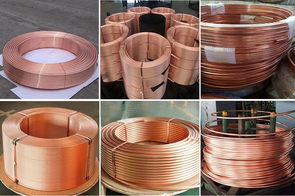 C1100 C12200 1/4&quot; 3/8&quot; 1/2&quot; 3/4&quot; Pancake Coil Copper Pipes for Air Conditioner