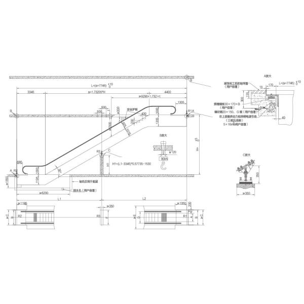 Indoor / Outdoor Moving Walk Escalator Public Traffic Type Escalator 8kw