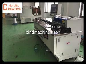 China Automatic double coil binding machine with hole punching function PBW580 wholesale