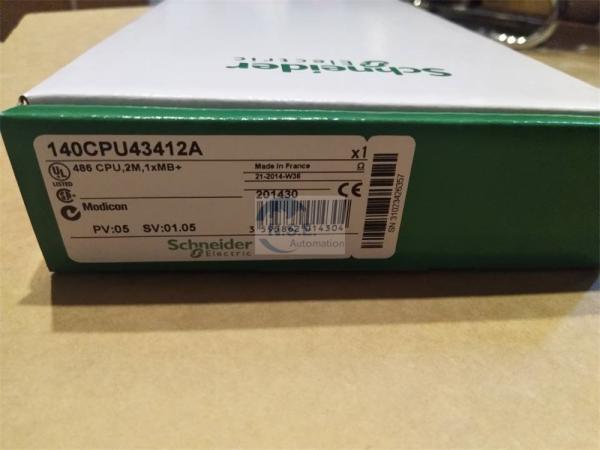 Quality Automated Schneider Electric Parts Schneider Modicon 140CPU43412A Concept Processor for sale