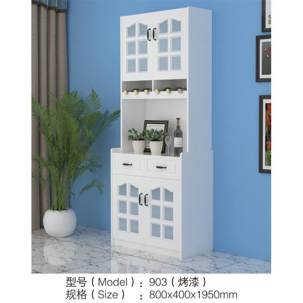 Quality Household Furniture Wine Hutch Cabinet , Tall Wine Cabinet Easy Maintenance for sale