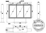 Single Dual Three Screen 55" Drive Through Outdoor Digital Signage Kiosk with