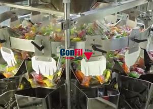 Multihead Weigher Packing Machine for Hard Candy Granular Products High Speed Packaging System