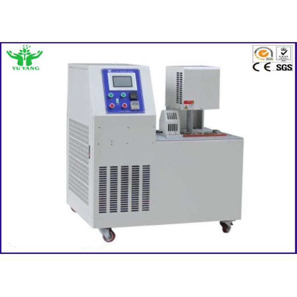 Blue Environmental Test Chamber , Rubber Plastic Low Temperature Brittleness Test Instrument -80℃~0℃