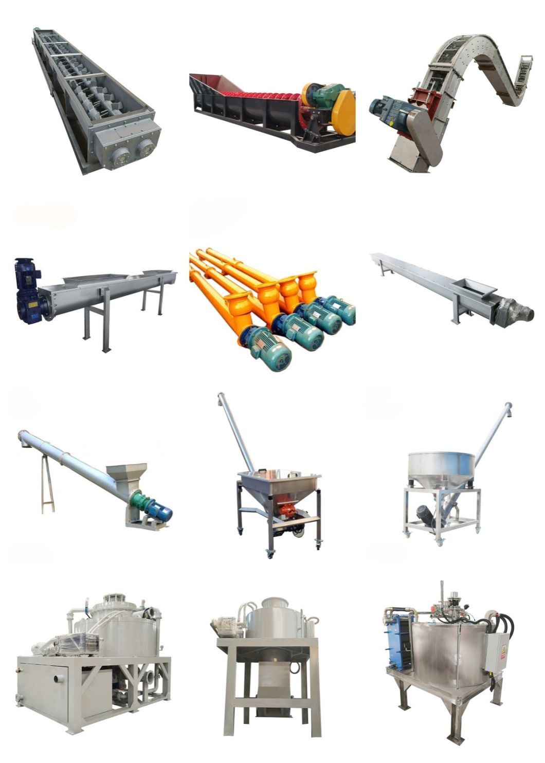 OEM U-Shaped Sludge Screw Feeding Machine Conveyor System Tubular Screw Auger Conveyor