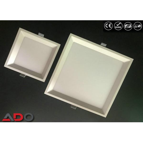 90Lm/W Anti Glare LED Slim Panel Light 24W / LED Flat Panel Ceiling Lights
