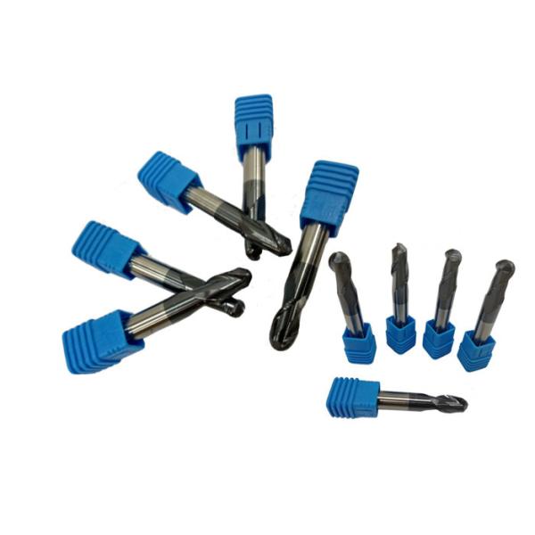 High Precision 2F 3F 4F Tungsten Carbide End Mill Cutters Multilayer Coating