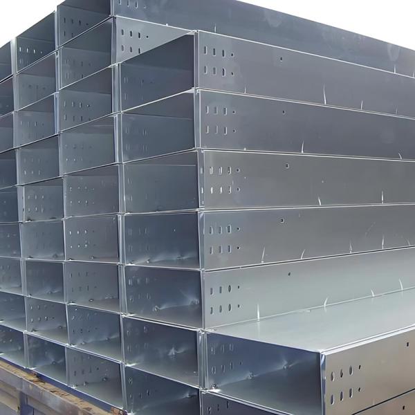 Non Combustible Fire Resistance Cable Tray Industrial Stainless Steel Suspended Installation For Air Circulation