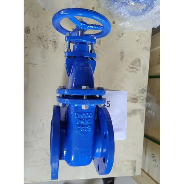 PN10 BS3464 cast iron gate valve body material GG25