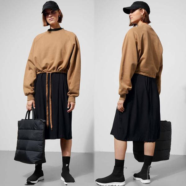 Quality Simple Design Inner Blanket Cropped Drawstring Sweatshirt for sale