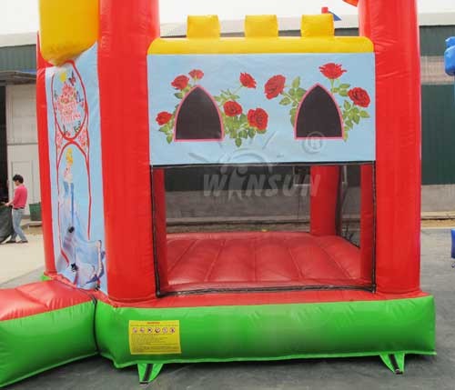 Inflatable Princess Bounce House For Amusement Park / Leisure Center