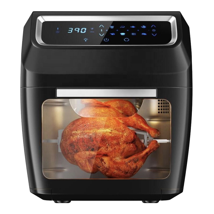 1800W 12L Digital Air Fryer Oven Oilless Cooker Multi function Toaster With 12 Cooking Recipes