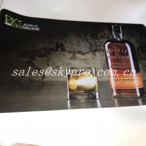 China Custom Soft Neoprene Material Rubber Beer Mats Heat Transfer Printing wholesale