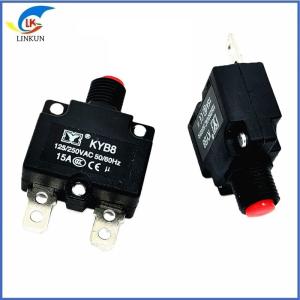 China Provide Overload Protector 88-15A Red Head Overload Protector Manual Reset DC Circuit Breaker wholesale