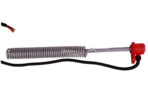 China Vertical Spiral PTFE Over The Side Immersion Heater For Chemical Industry wholesale
