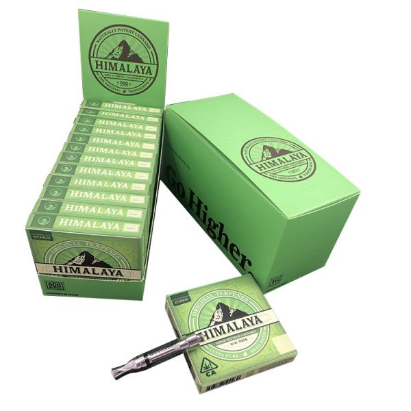 Spot UV Auto Lock Bottom Box For Cartridge Packaging 83mmx73mmx13.5mm