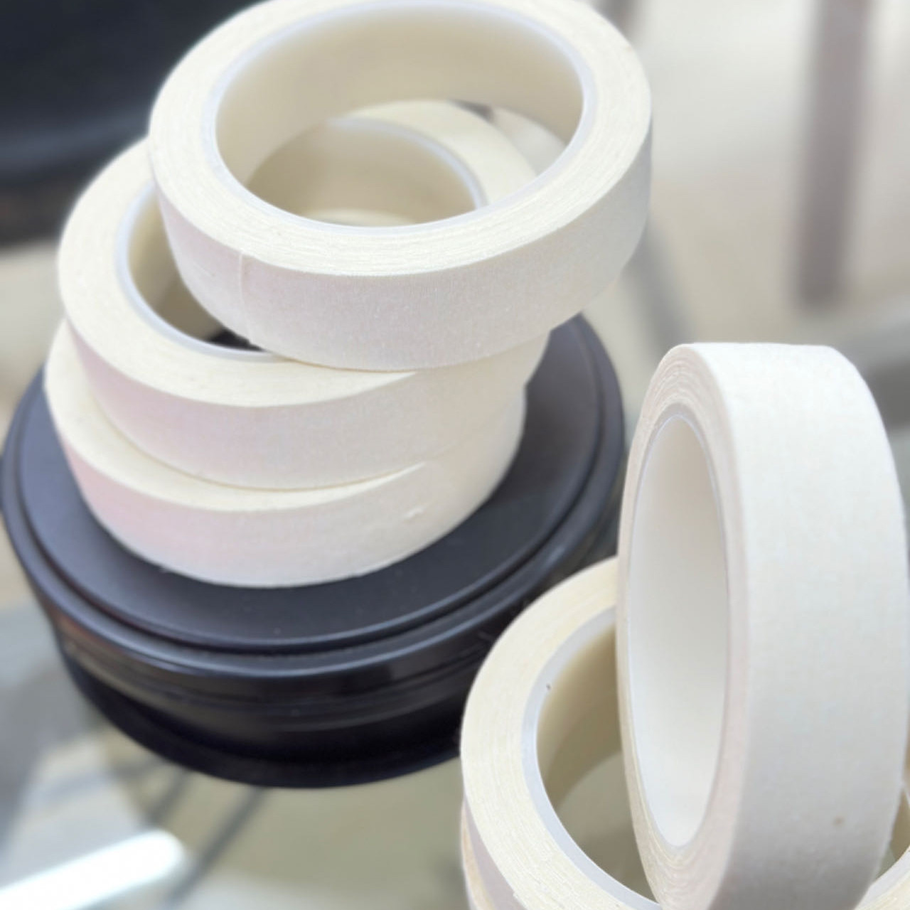White Hot Melt Pressure Sensitive Adhesive Cotton Tape - Custom Length/Moisture Resistant