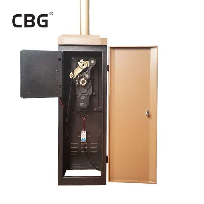 Community Parking Lot Barrier Gate DC24V 120W with Vehicle Plate Reading System