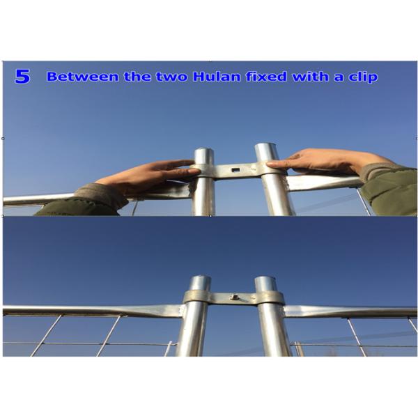 Australia Galvanized Temporary Mesh Fence Size 2400mm W * 2100mm H