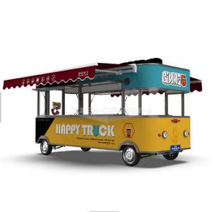 Big Mobile Food Truck With BBQ Grill Printing Shops