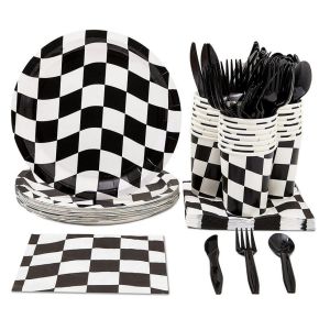 China Elegant Dessert Luncheon Picnic Barbecue Biodegradable Disposable Paper Tableware wholesale