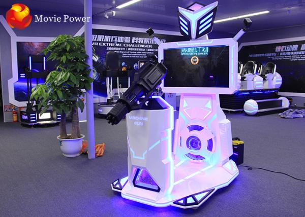 Quality Cool 720 Degrees HTC 9D Simulator With Interactive Shooting Game Gatling for sale