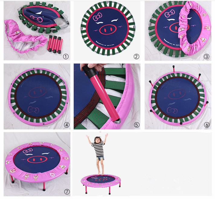 China Manufacture Small Round Kids Workout Indoor/ Outdoor Trampoline/ Mini Toddler Jumping Bed