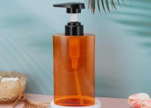 China Hand Soap Empty Plastic Lotion 450ml PET Pump Bottle With Black Pump on sale
