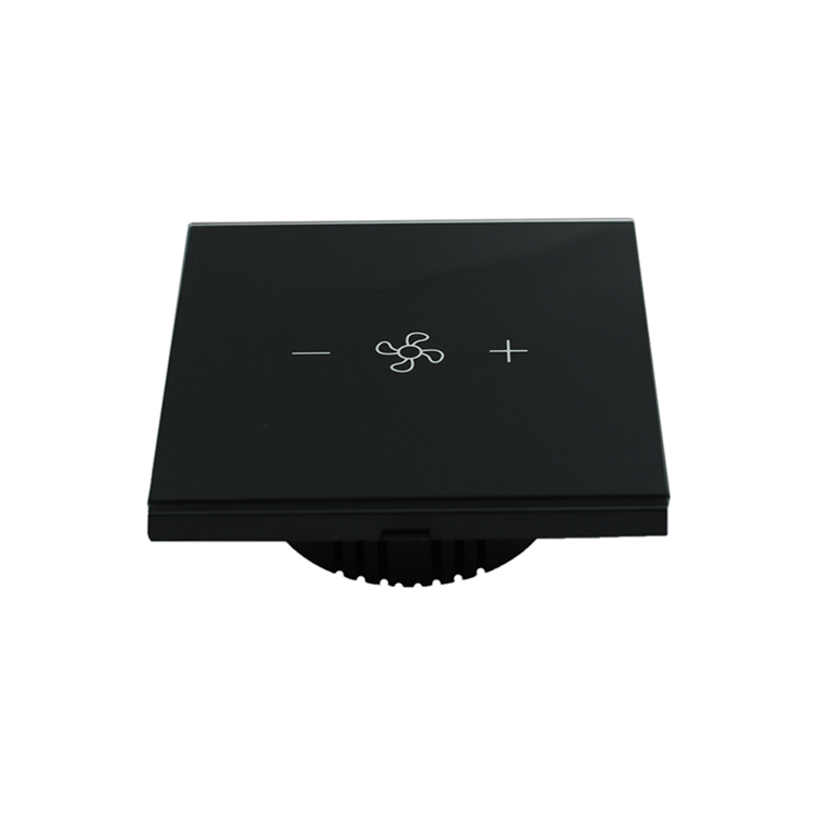 Tempered Touch Tuya Smart Switch 240V 10A Wifi Fan Speed Controller