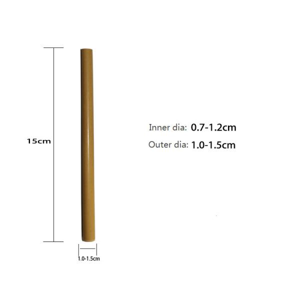 Quality Eco Friendly Smoothie Bamboo Drinking Straws BPA Free 15cm for sale