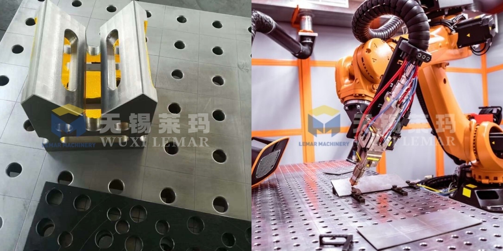 D28 Modular 3D Nitrided Heavy‑Duty Metal Welding Positioning Work Table