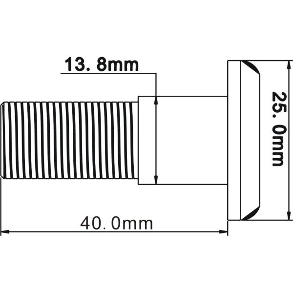 5.8G Wireless Door Peephole Camera Pure brass material 100m range Wireless Video Camera