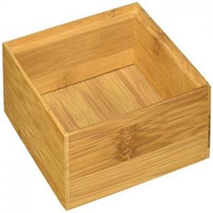 Expandable Bamboo Drawer Organizer Boxes No Varnishes Customized Size