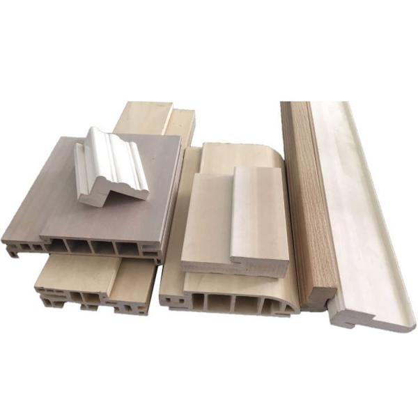 Wall Frame Surround UPVC/PVC/WPC Door Frame Plastic Profiles with Modern Design Style
